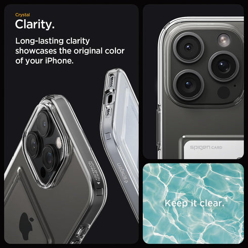 Spigen iPhone 16 Pro MAX Case Crystal Slot